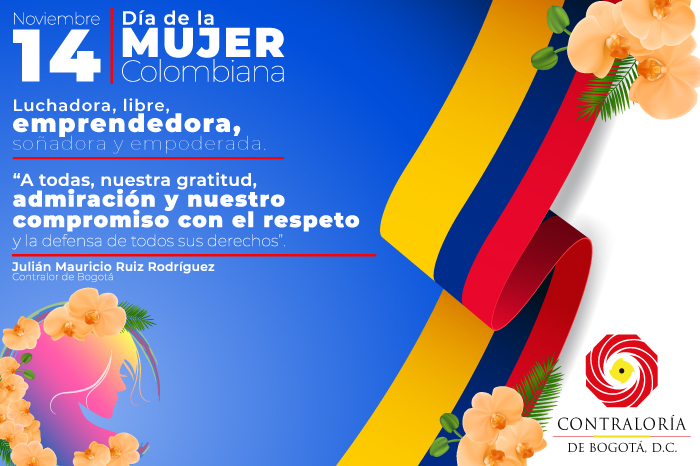 Pieza gráfica Día de la Mujer Colombiana